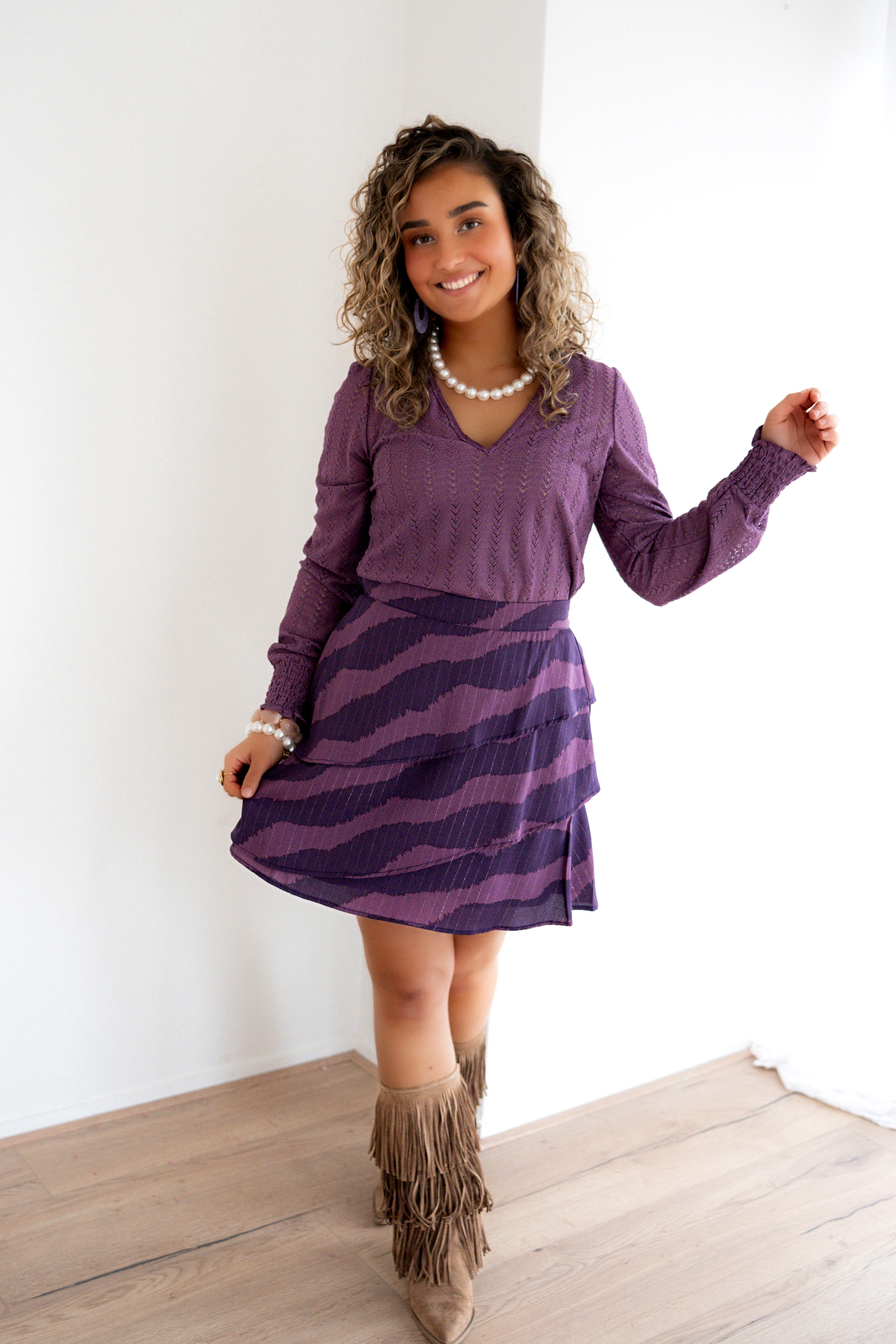 Lofty Manner Blouse Mealis Purple - Afbeelding 2