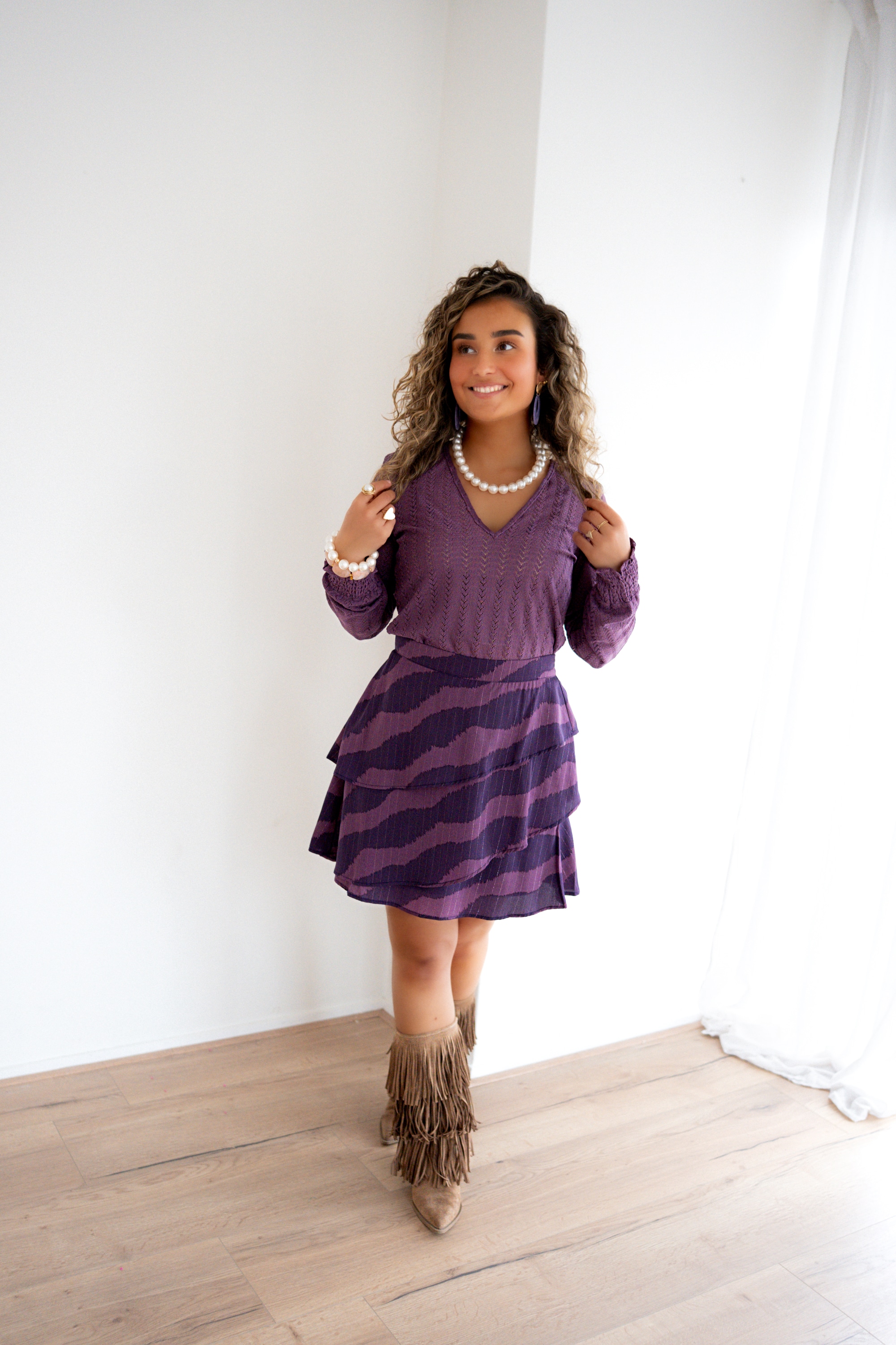 Lofty Manner Blouse Mealis Purple - Afbeelding 5