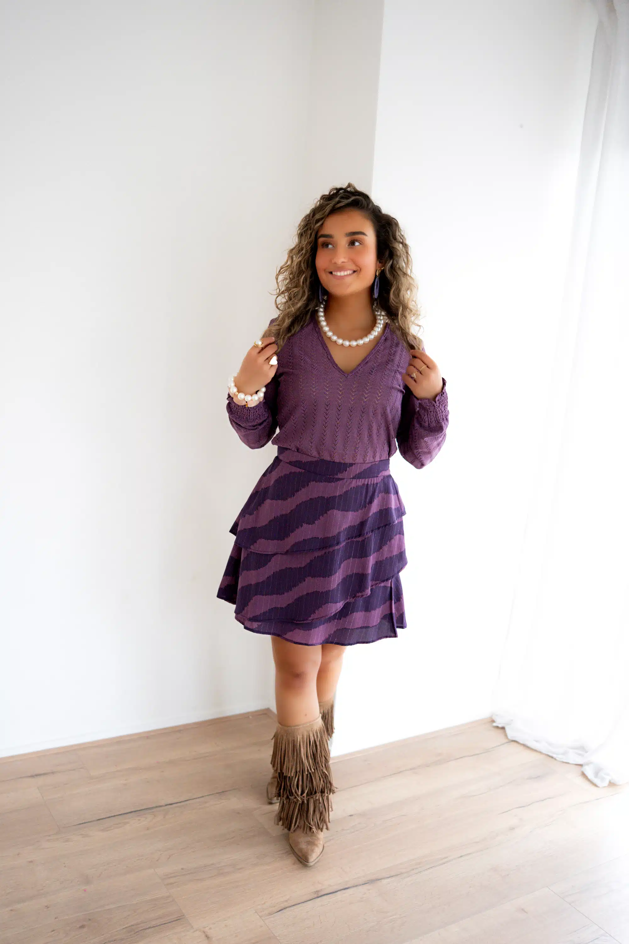 Lofty Manner Blouse Mealis Purple - Afbeelding 5