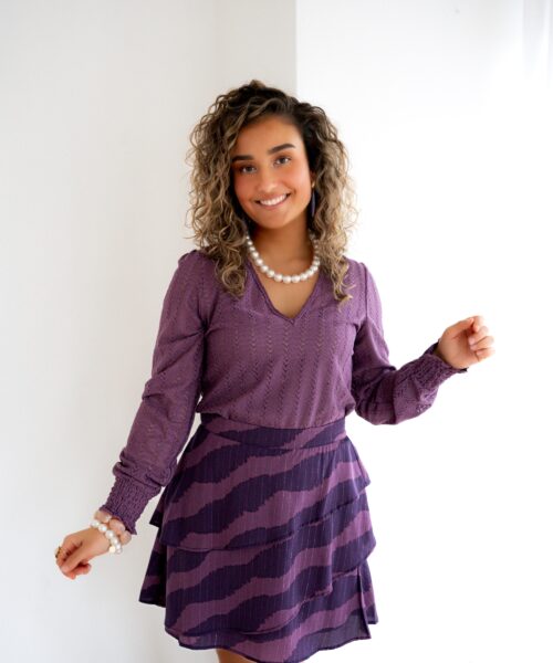Lofty Manner Blouse Mealis Purple