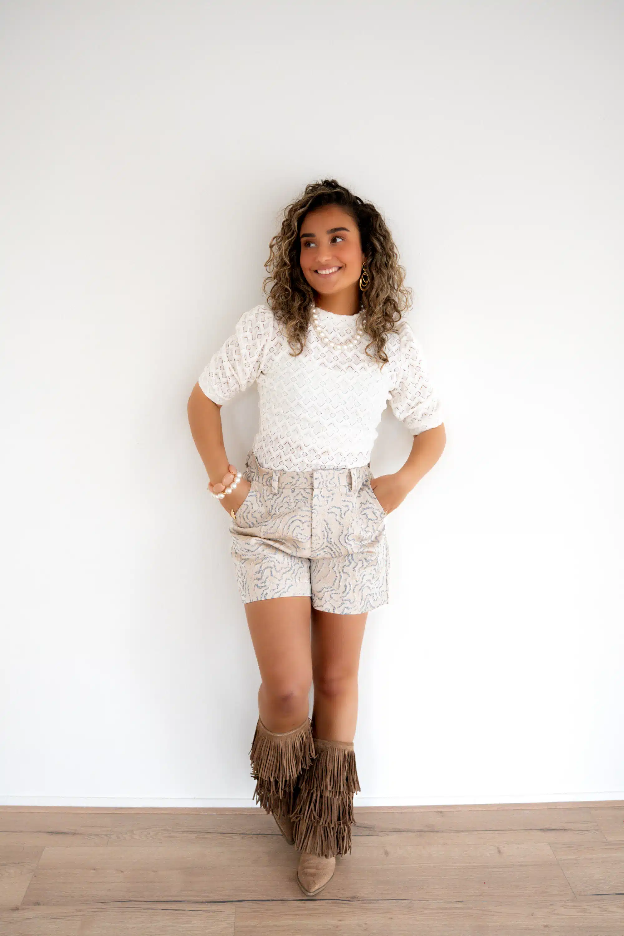 Lofty Manner Top Mire Ecru - Afbeelding 4