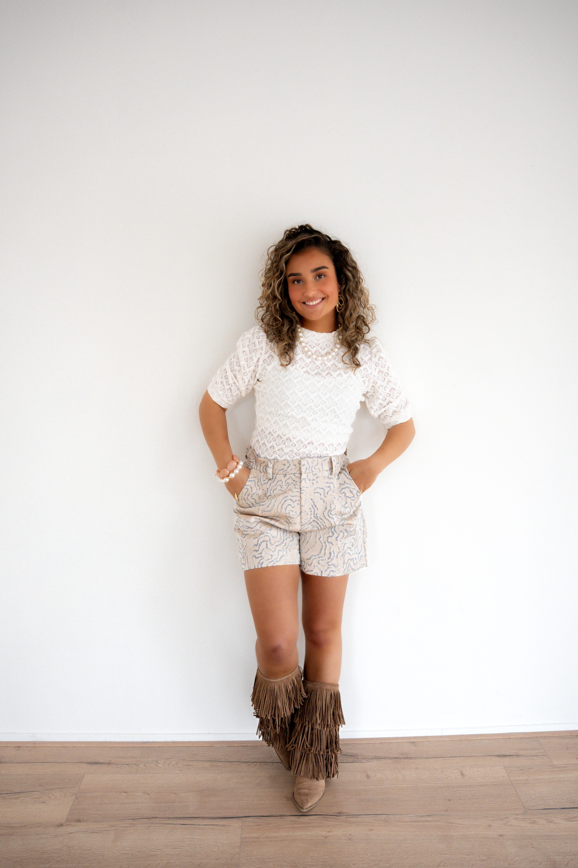 Lofty Manner Top Mire Ecru - Afbeelding 7