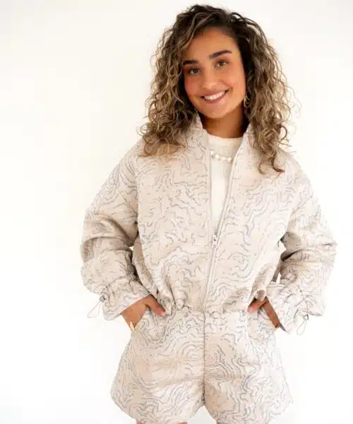 Lofty Manner Jacket Brienna Silver