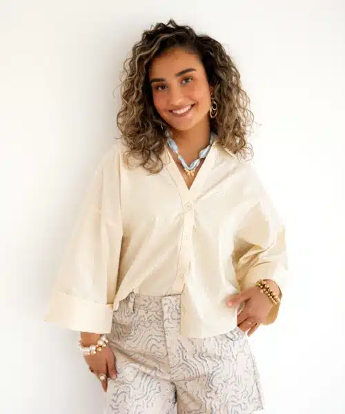 Lofty Manner Blouse Selou Ecru