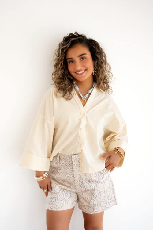 Lofty Manner Blouse Selou Ecru