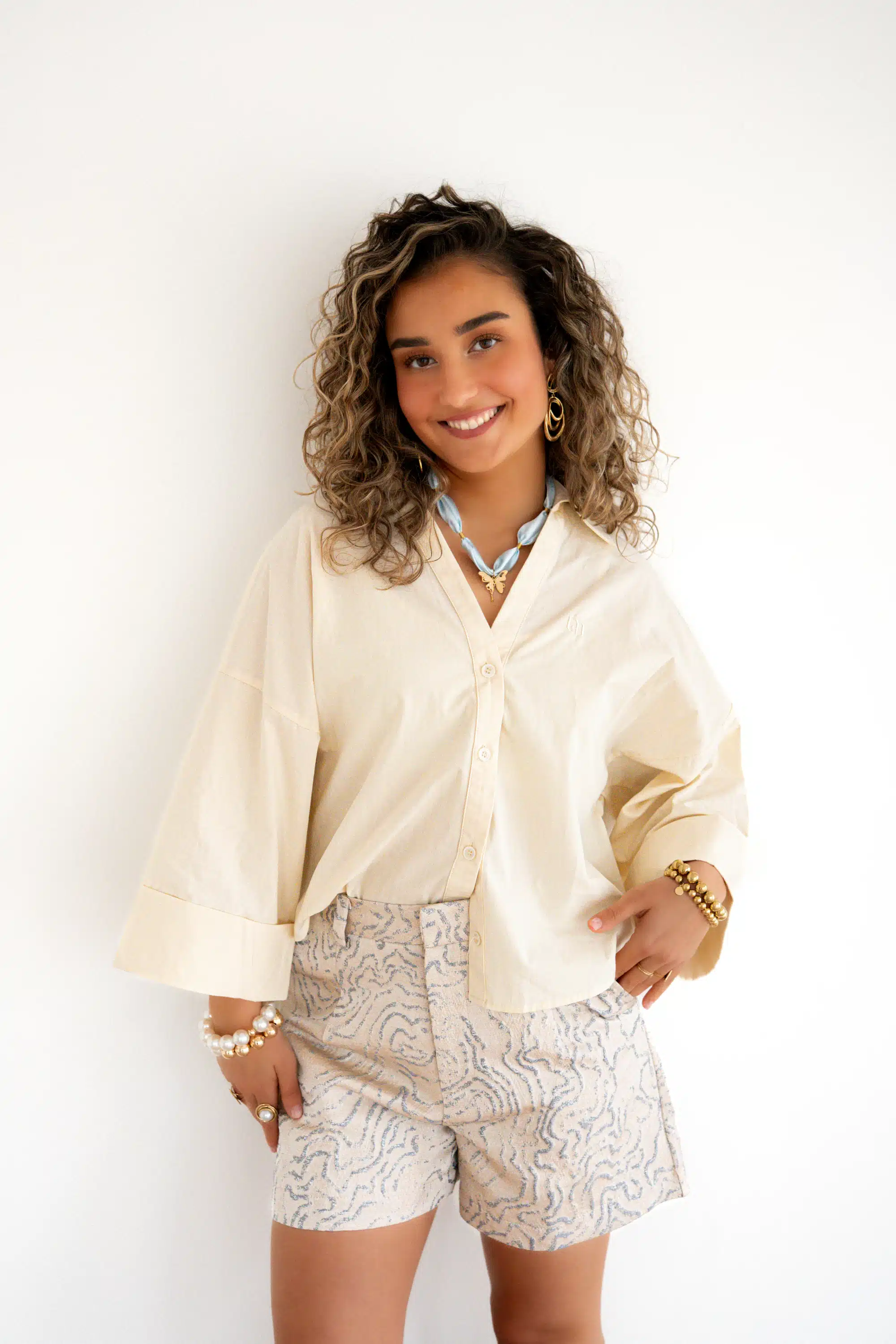 Lofty Manner Blouse Selou Ecru