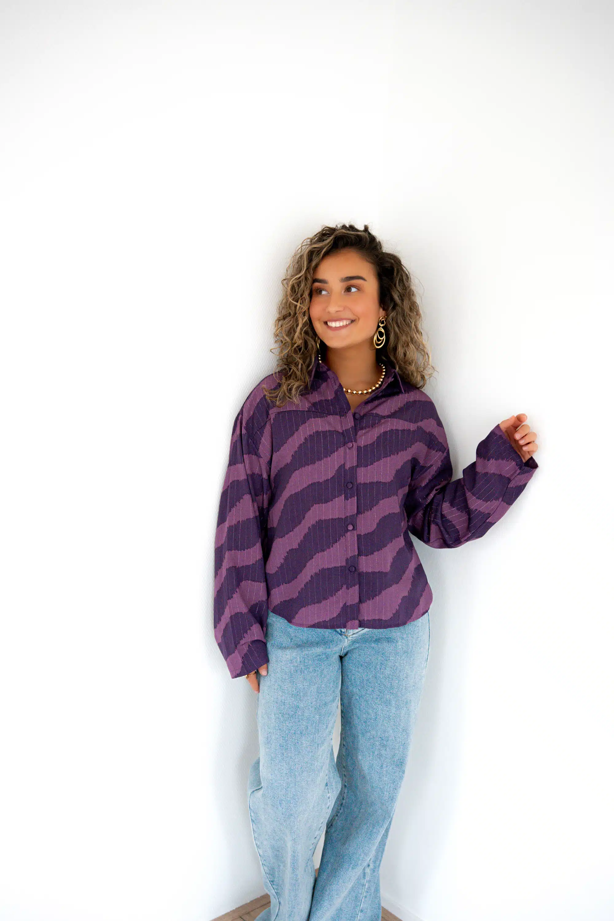 Lofty Manner Blouse Tova Purple Faded - Afbeelding 3