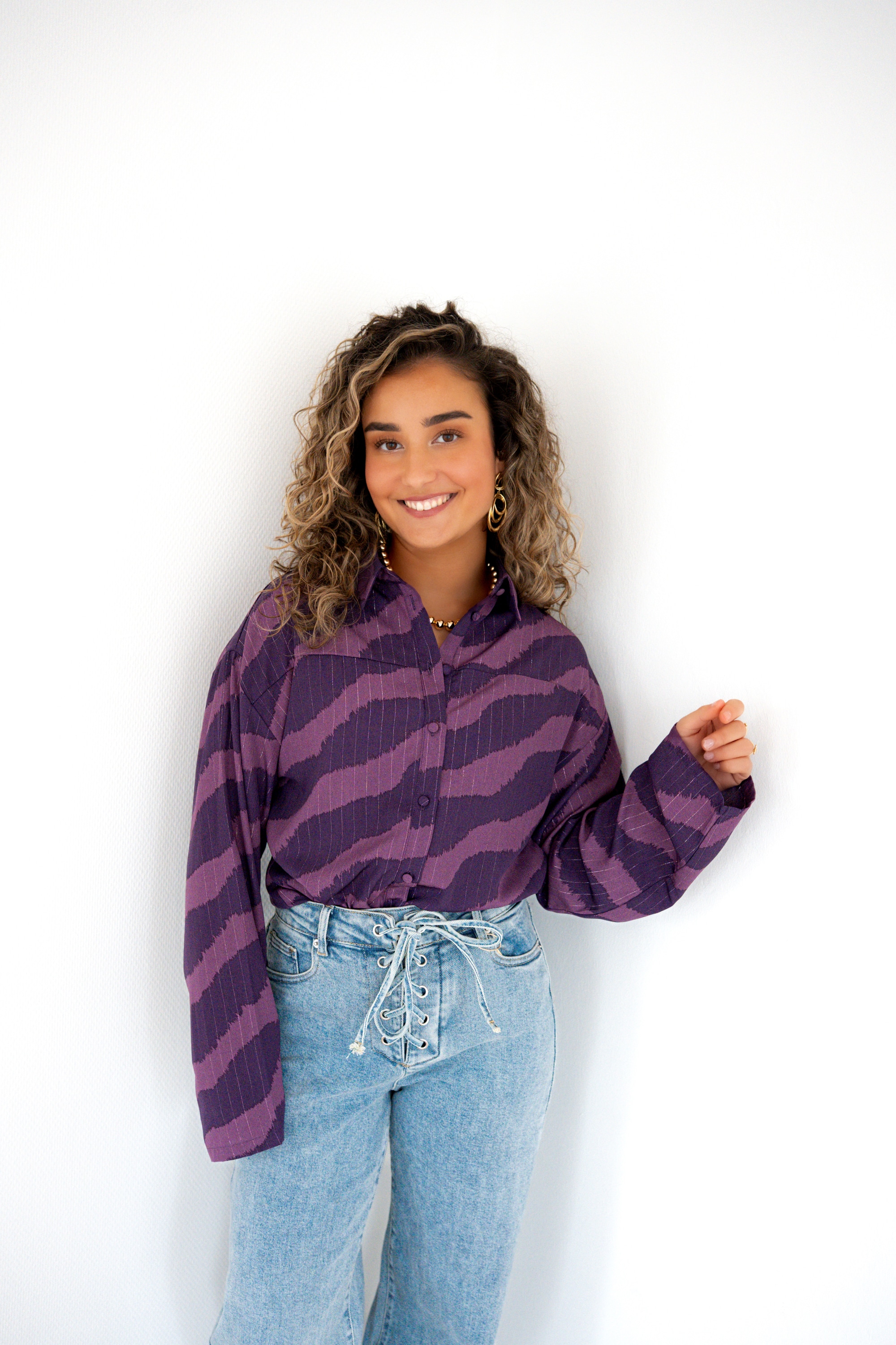 Lofty Manner Blouse Tova Purple Faded - Afbeelding 5