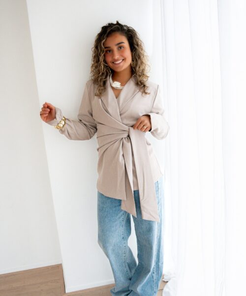 Alternative view of Nicha Blazer Taupe