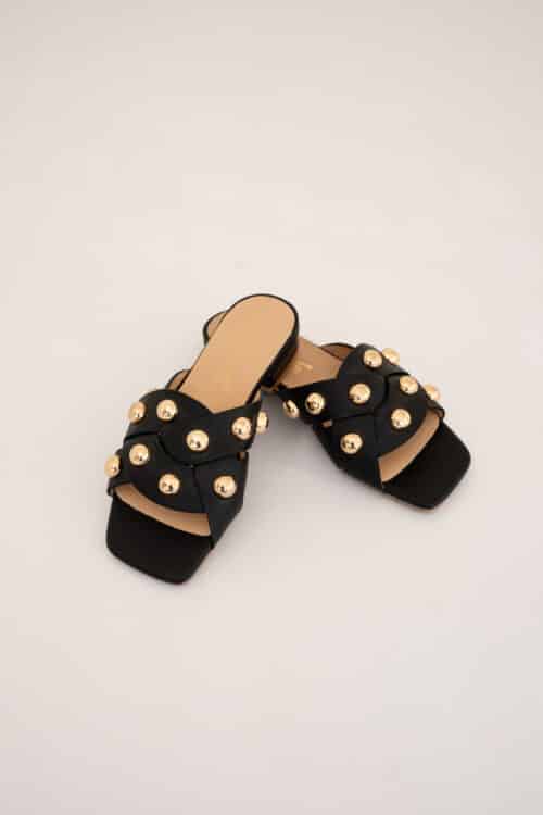 Alternative view of Babouche Sandal G-Sabien-1 Black