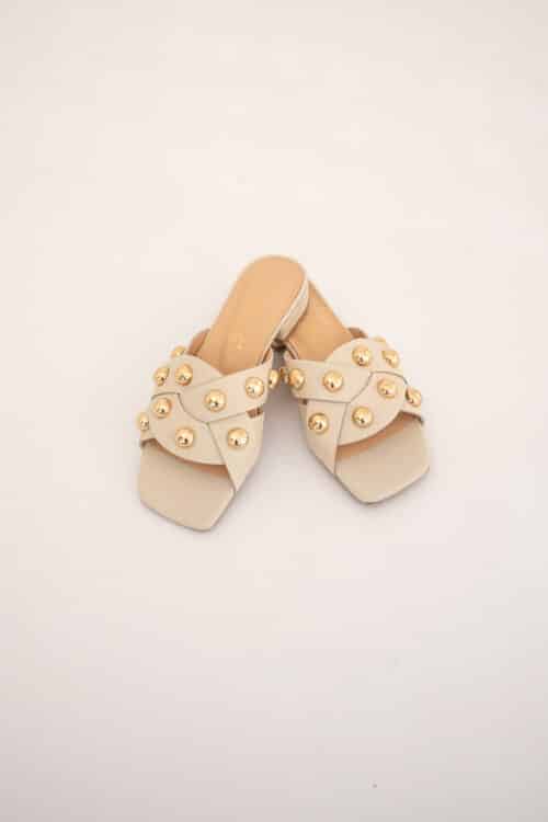 Alternative view of Babouche Sandal G-Sabien-1 OffWhite