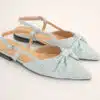 Babouche Slingback Jona-33 Ice Blue