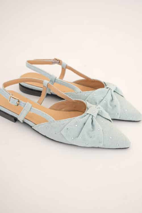 Babouche Slingback Jona-33 Ice Blue