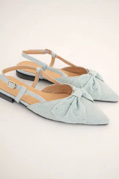 Babouche Slingback Jona-33 Ice Blue