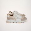 Dwrs Los Angeles Raffia Sand Champagne Sneakers