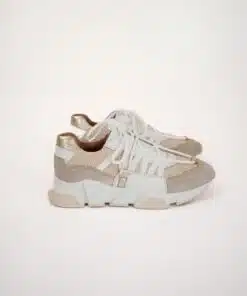 Dwrs Los Angeles Raffia Sand Champagne Sneakers