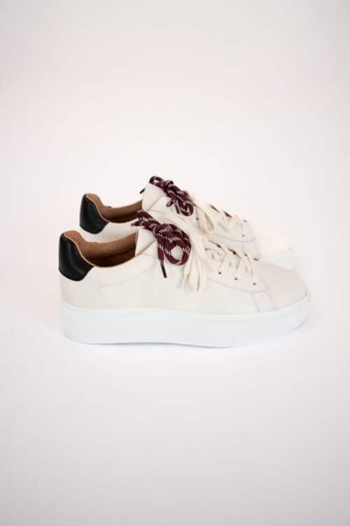 Alternative view of Dwrs Yodo Offwhite Bordeaux Sneakers