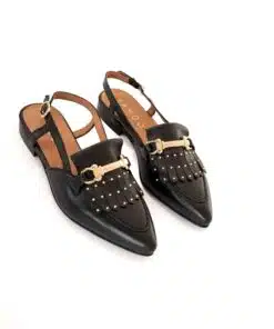 Tango Slingback Nicolette 23-A Black Leather