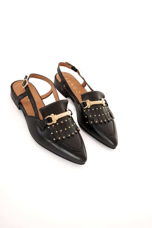 Tango Slingback Nicolette 23-A Black Leather