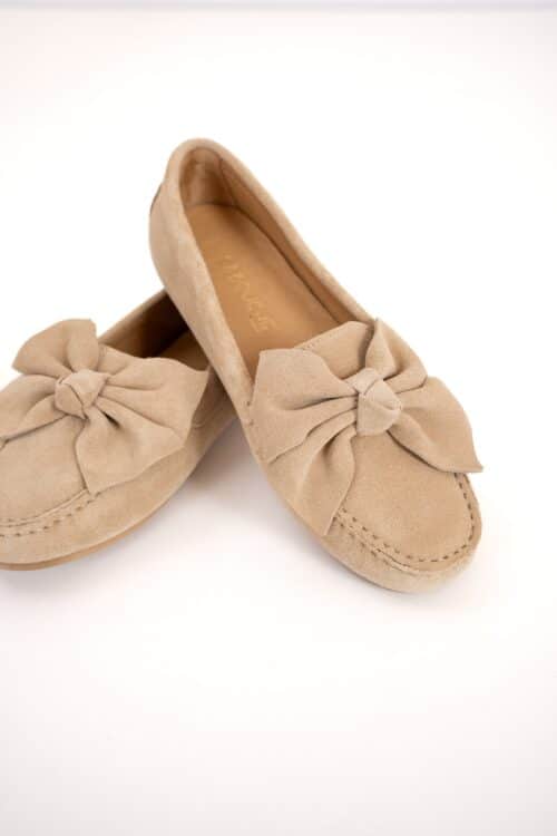 Babouche Moccasins Naomi Beige Suede