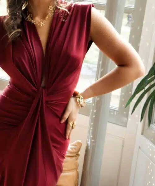 Alternative view of Perfect Dress Bordeaux