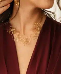 Open Flower Necklace