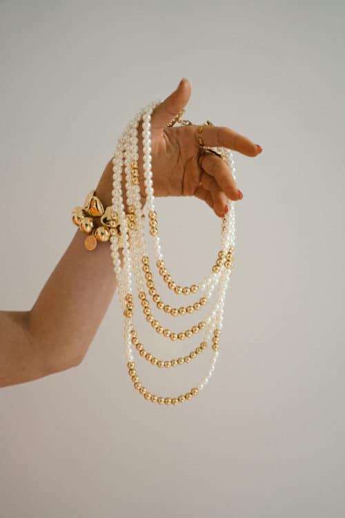 Multiple Layer Pearl Necklace