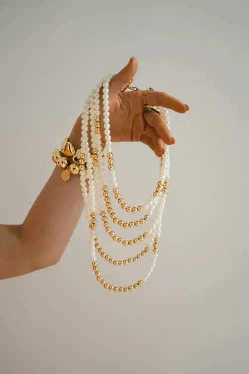 Multiple Layer Pearl Necklace