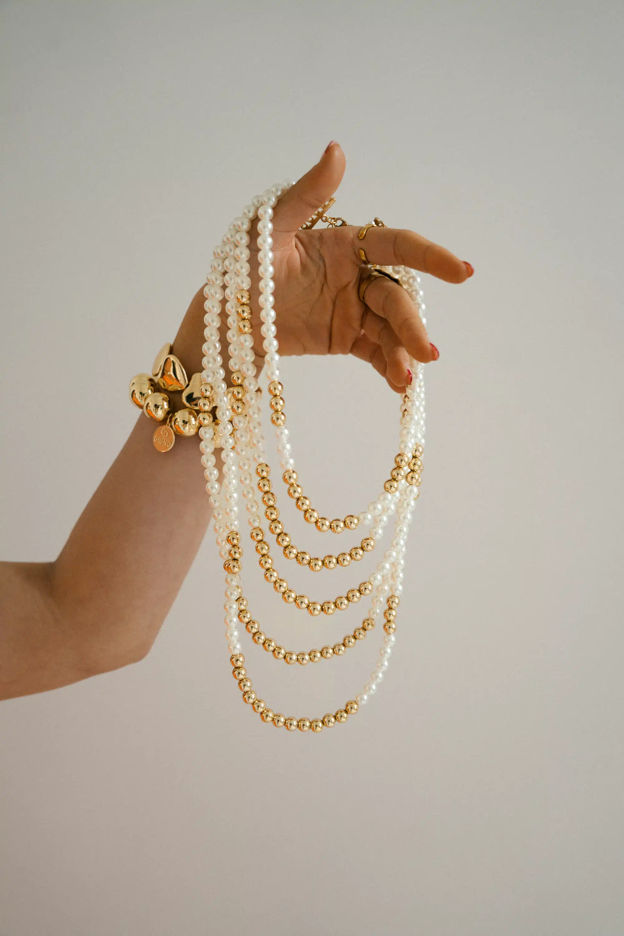 Multiple Layer Pearl Necklace