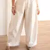 Maud Baggy Pants Ecru
