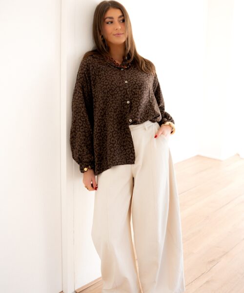 Alternative view of Levy Leo Blouse Brown