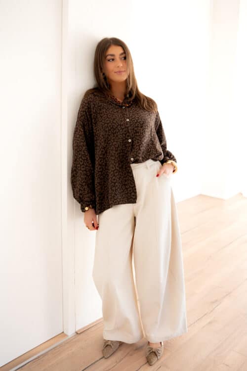 Alternative view of Levy Leo Blouse Brown