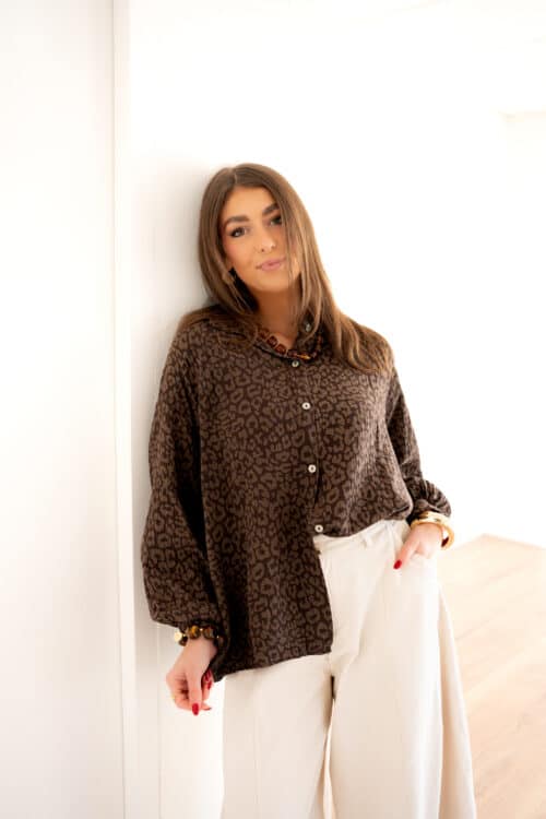 Levy Leo Blouse Brown