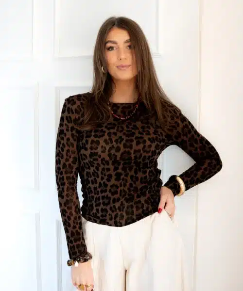 Lya Longsleeve Leo Brown
