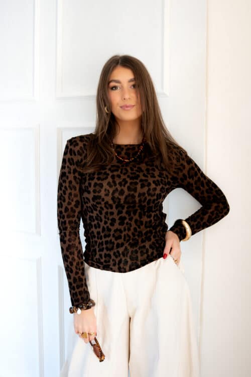 Lya Longsleeve Leo Brown