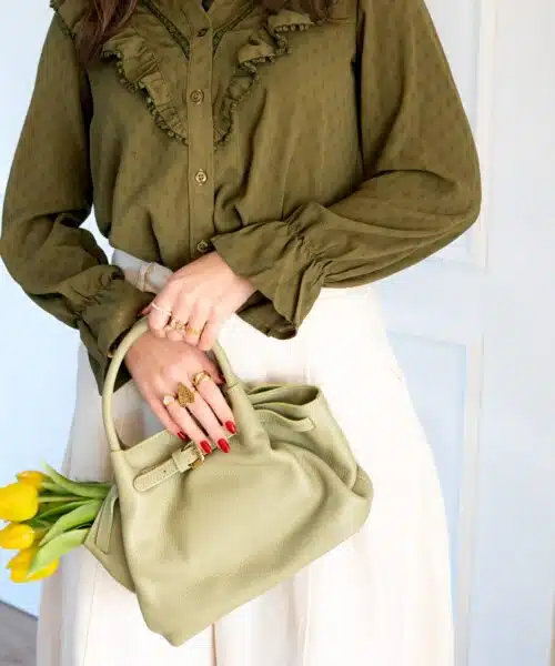 Alternative view of Elin Blouse Khaki .