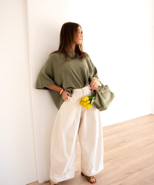 Alternative view of Maud Baggy Pants Ecru