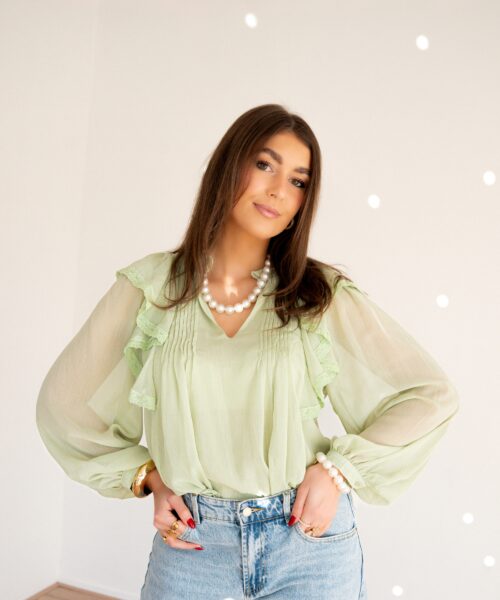 Emily Blouse Green ~