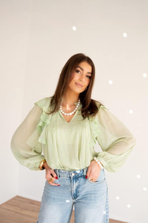 Emily Blouse Green ~