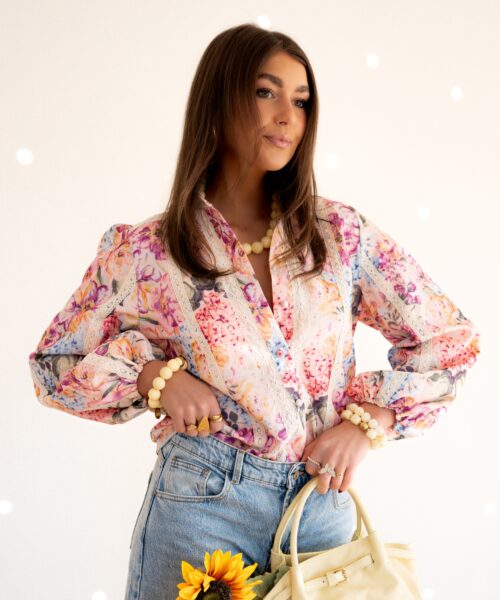 Yuna Blouse Flowers *