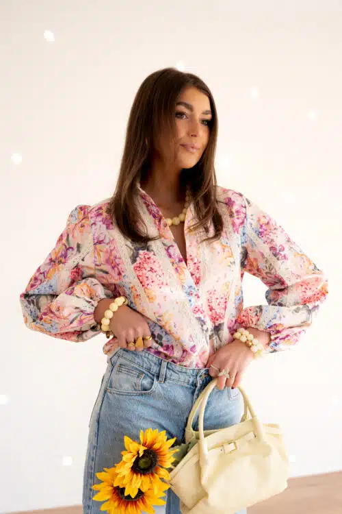 Yuna Blouse Flowers *