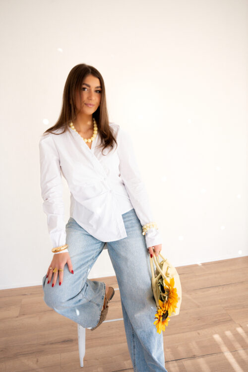 Alternative view of Lina Blouse White