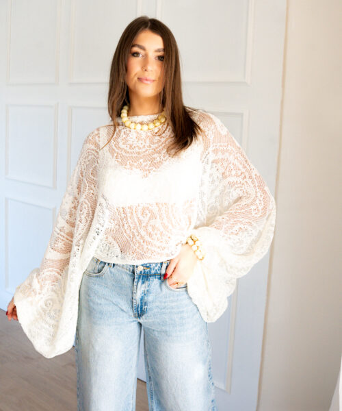 Alternative view of Elisa Blouse Strik Offwhite *