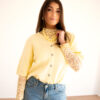 Bo Button Sweater Butter Yellow