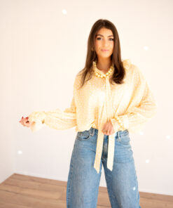 Alternative view of Vera Dot Blouse Yellow *