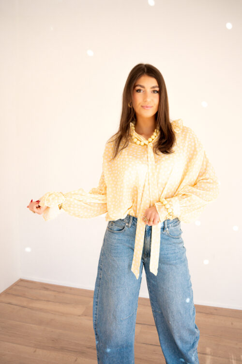 Alternative view of Vera Dot Blouse Yellow *