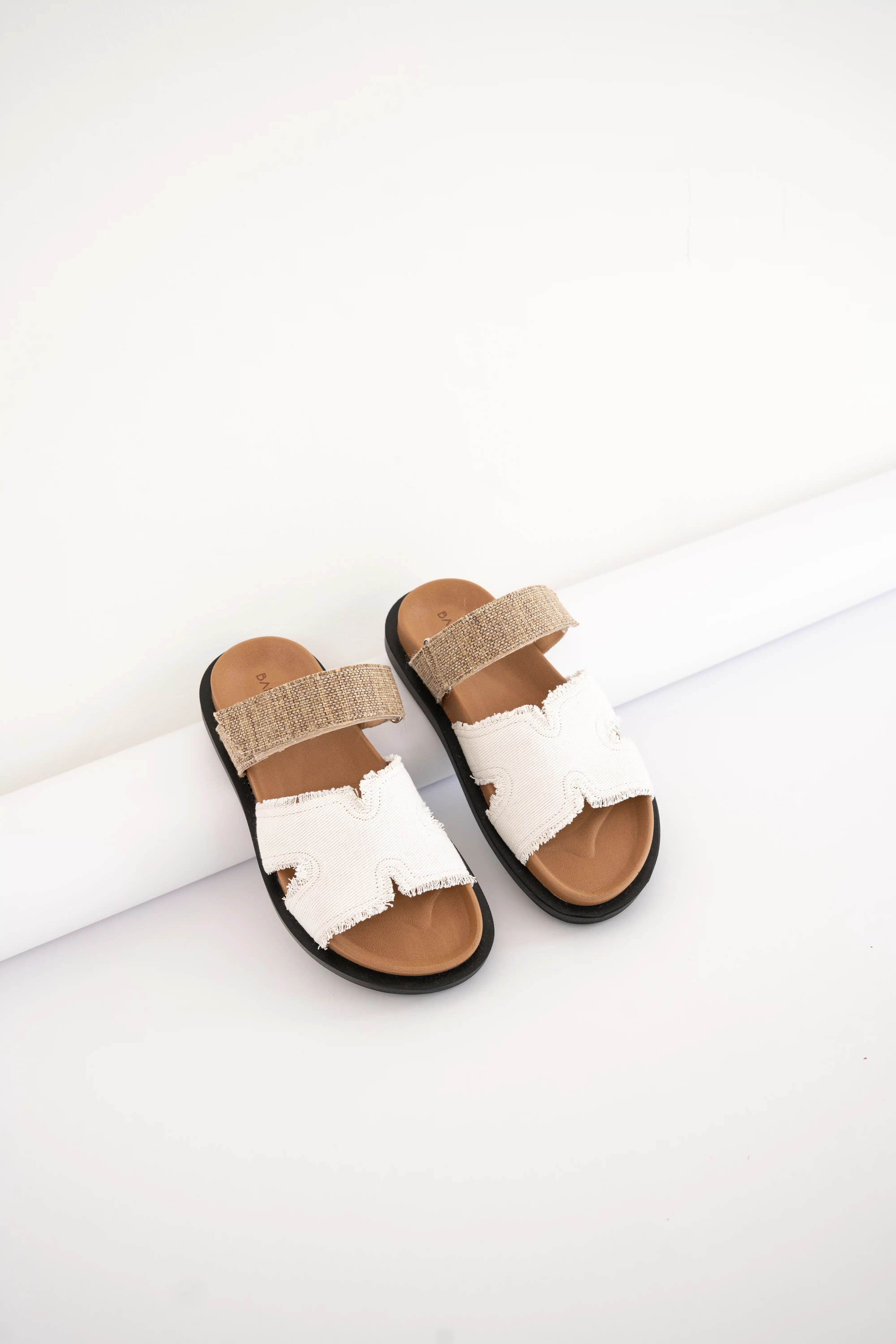 Babouche Bidi-146 Beige Taupe Sandal - Afbeelding 5