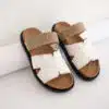 Babouche Bidi-146 Beige Taupe Sandal