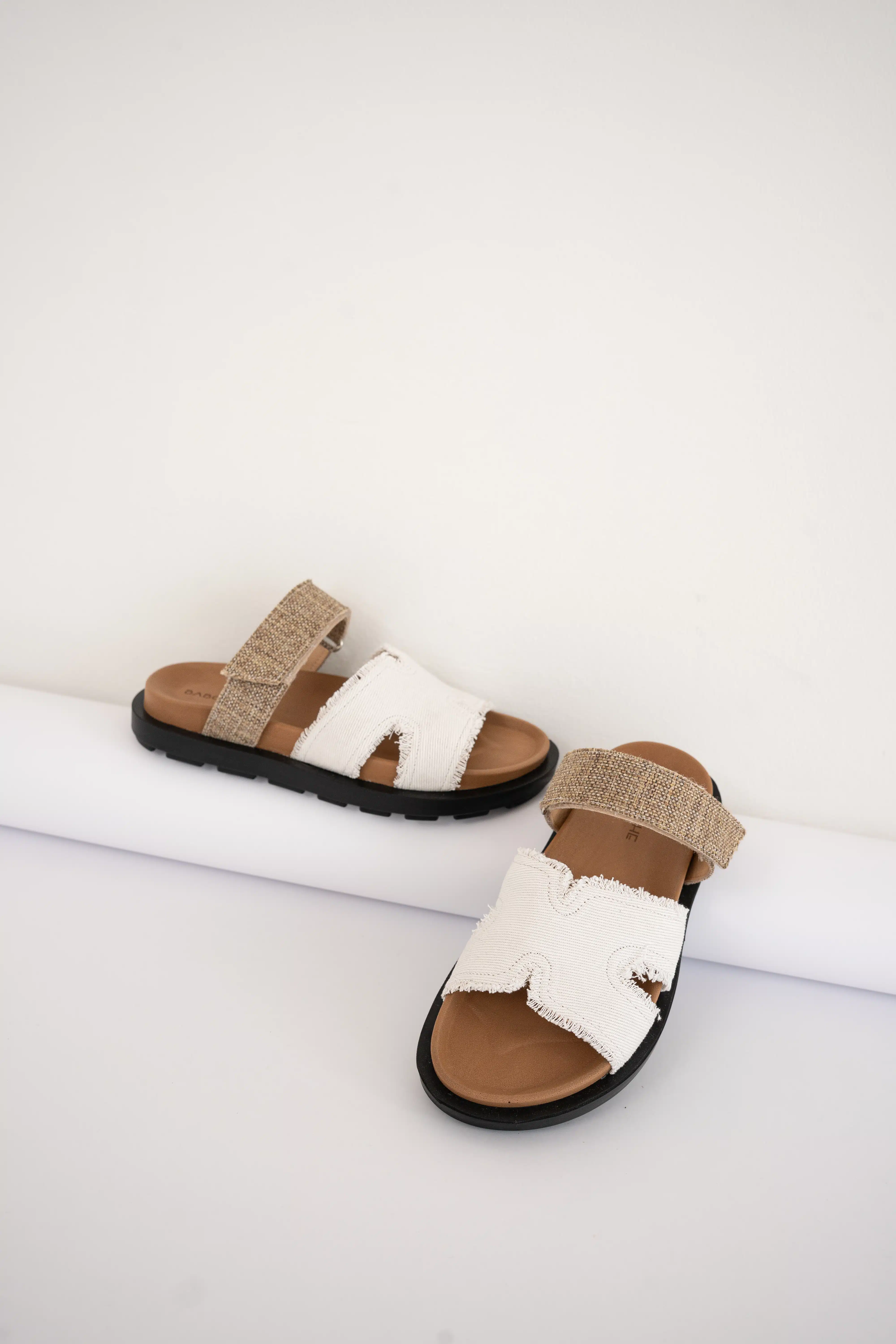 Babouche Bidi-146 Beige Taupe Sandal - Afbeelding 4