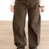 Daphne Balloon Jeans Light Brown 3386